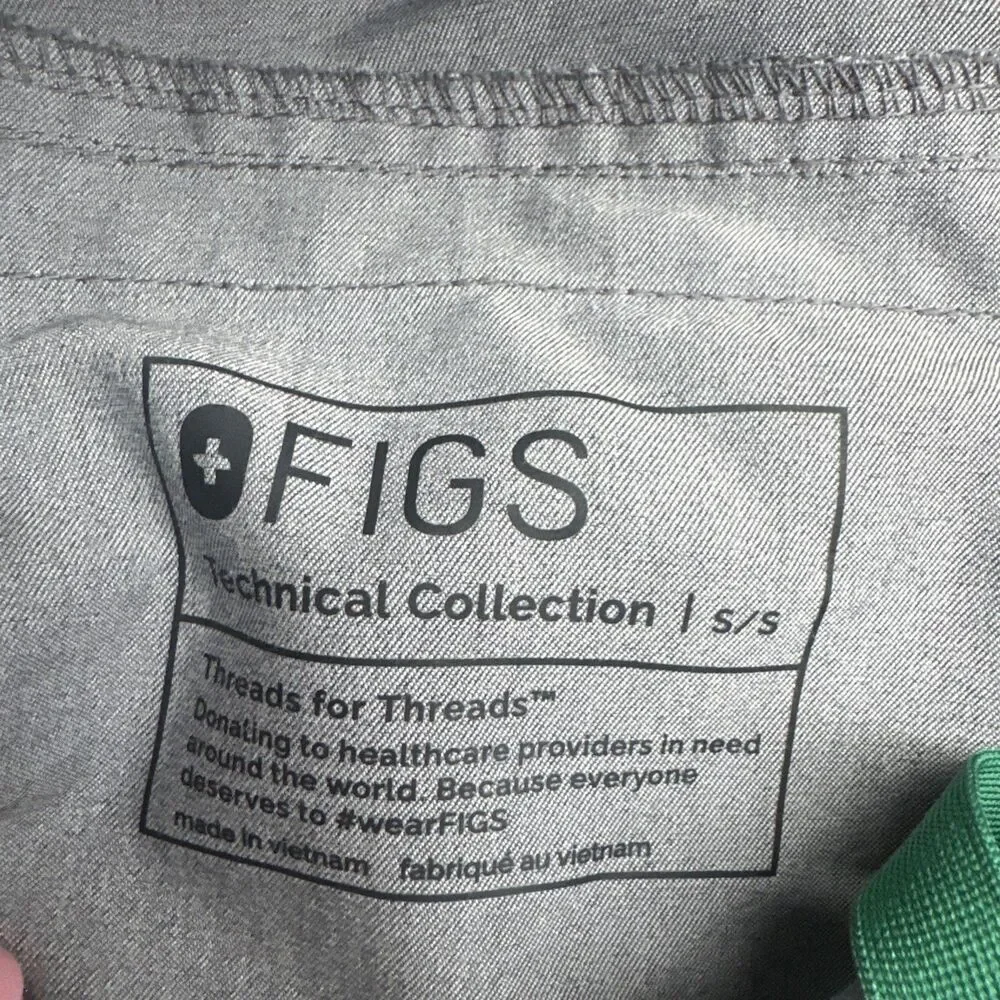 Figs Axim Cargo Scrub Pants Mens Size Small Short Graphite Gray T2001S Medical‎